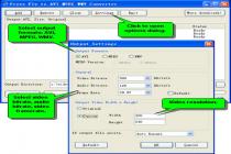 Captura Freez FLV To AVI/MPEG/WMV Converter