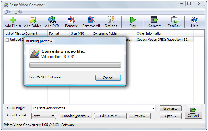 prism video converter old version
