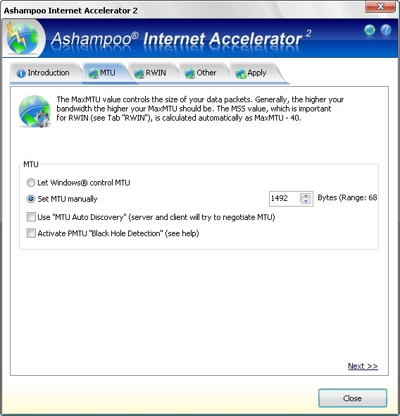 Как настроить ashampoo internet accelerator 3